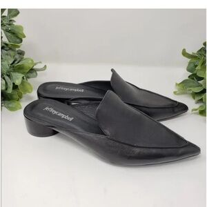 Jeffrey Campbell Novit Black Mules size 9.5